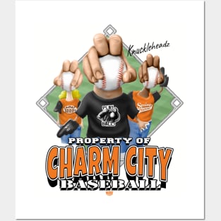 Knucklehead for Charm City Baseball Posters and Art